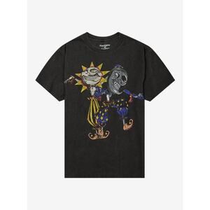 NWT Hot Topic Five Nights at Freddy's Sun & Moon Duo T-Shirt in Black sz Large